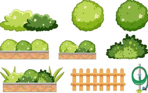 Landscaping Elements Vector Art, Icons, and Graphics for Free Download