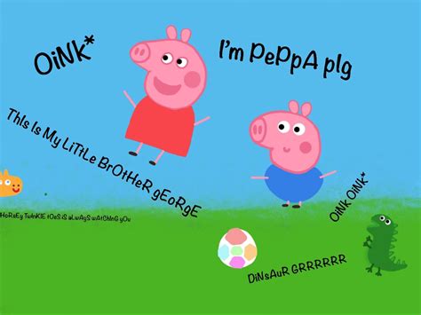 Peppa Pig! OiNk | Peppa plg, Peppa pig, Peppa