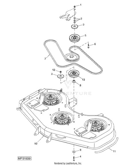 John Deere 7 Iron Deck Parts Diagram Tankson Kelle