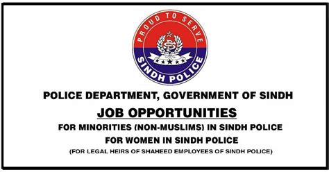 Police Department Govt Of Sindh Jobs February