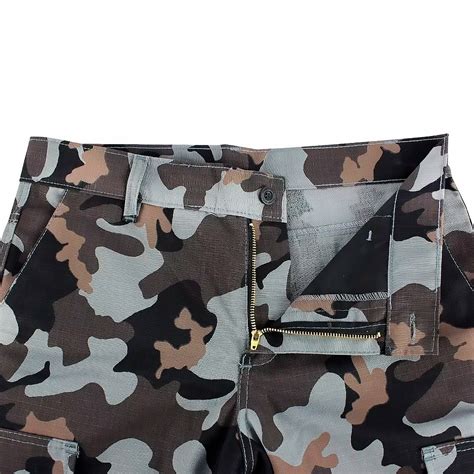 Calça Tática RipStop Camuflado Cinza Elite Comandos Dispropil Tiro