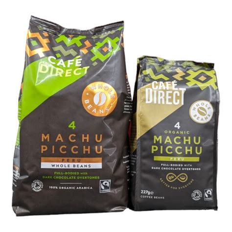 Cafedirect Coffee Beans Machu Picchu Fairtrade Organic Near Fair