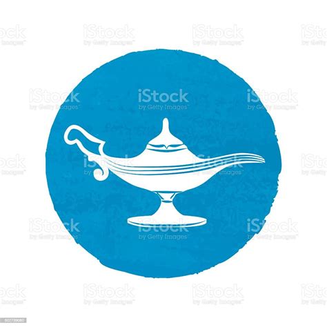 Icon Vector Illustration Genie Lamp Stock Illustration Download Image