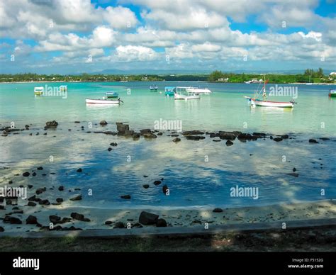 Blue Bay Mauritius Stock Photo - Alamy