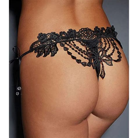 SEXY DAMEN SPITZE Panties G String Tanga Slip Dessous Unterwäsche