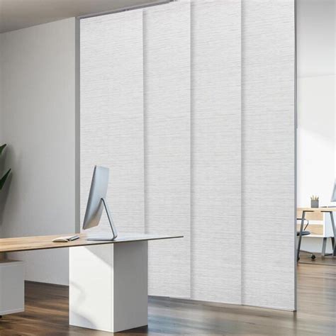 Godear Design Deluxe Adjustable Sliding Panel Track Blind 458 In 86