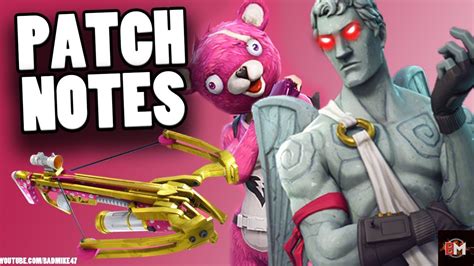 Fortnite Valentines Update All Patch Notes New Crossbow Weapon Fortnite Valentines Event