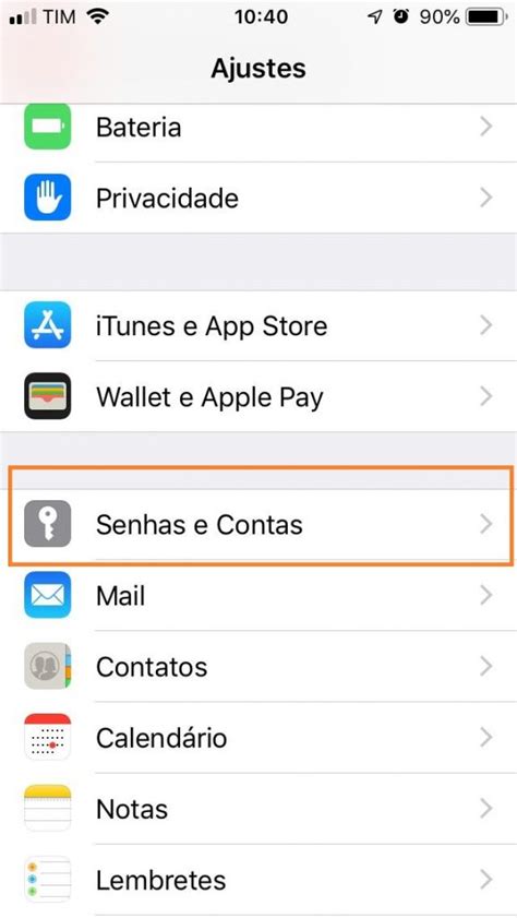 E Mail No Iphone Aprenda A Configurar No Ios Central De Ajuda