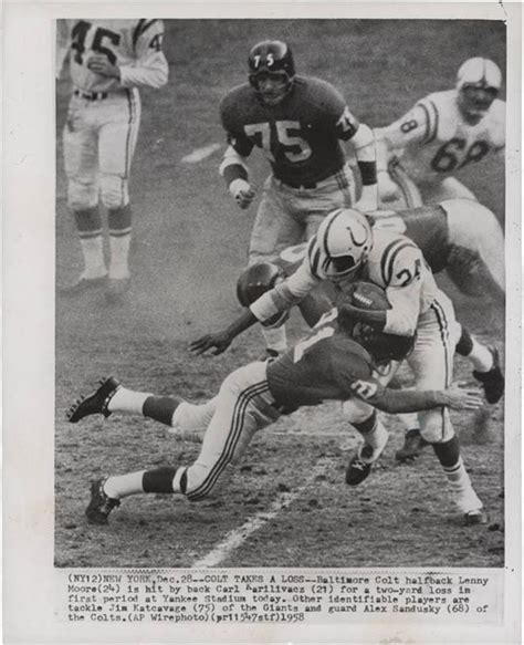 1958 NFL Championship Game Photo