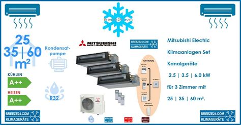 Mitsubishi Heavy Set Klimaanlage Mit Kanalger Ten Srr Zs W Srr Zs W