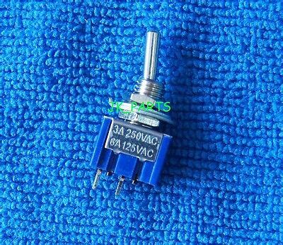 Pcs New Mts Pin Spst On Off A Vac Toggle Switch Mm Ebay