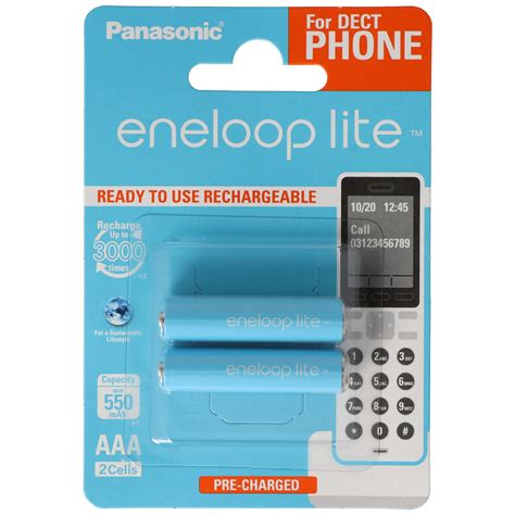 Er Panasonic Eneloop Phone Lite Micro Akku Bk Lcce De Nimh V