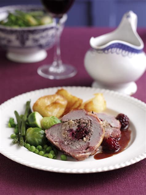 Roast Pork Tenderloin With Blackberry Port Sauce