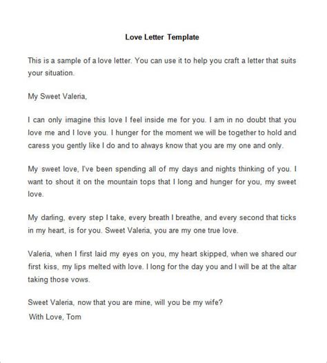 52+ Love Letter Templates - DOC | Free & Premium Templates