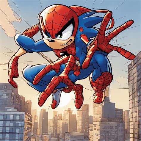 Sonic Spider Man By Shukehamavak On Deviantart