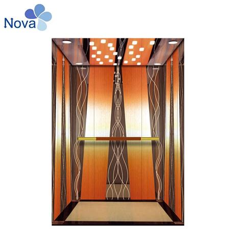 Nova Brand Passenger Elevator Standard Hairline Stainless Painted Steel