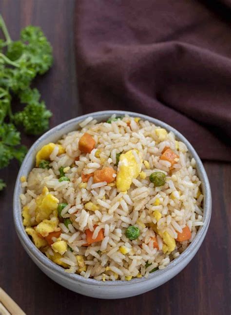 Air Fryer Fried Rice Recipe Fried Rice Fried Rice Easy Making