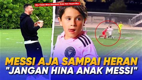 Selalu Ikuti Instruksi Ayahnya Tiru Skills La Pulga Aksi Matteo