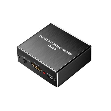 HDMI Audio Extractor 4K@30Hz HDMI to Optical 3.5mm AUX Audio Adapter ...