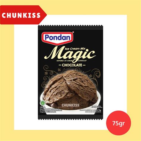 Jual Pondan Ice Cream Mix Magic Gr Shopee Indonesia