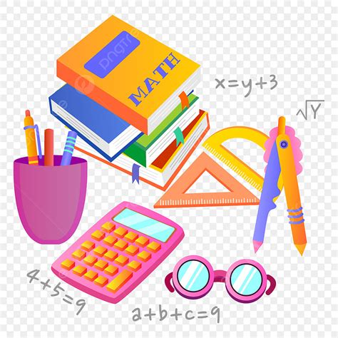 Desenho Animado Matemática Aprendizagem Educação Ilustração Colorido