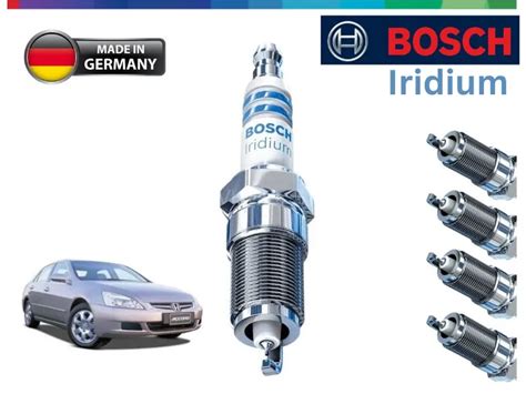 Buy Honda Accord 2003 2008 Iridium Spark Plugs 4 Pcs BOSCH Made