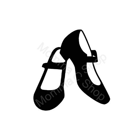 Dance Shoes SVG Tap Dancing Recital Ballroom Concert Ballerina Girl ...