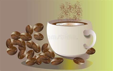 Aroma Coffee Vector Illustration Stock Vector Illustration Of Dark