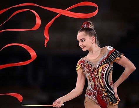 Arina Averina Russia Ribbon Routine At OG Tokyo 2020