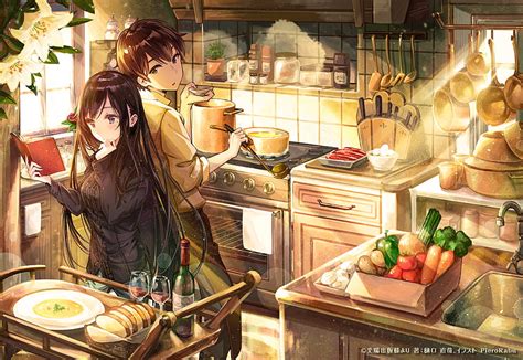 Anime Kitchen Cooking Anime Hd Wallpaper Pxfuel