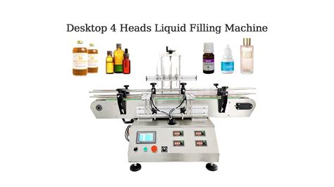 Kefai Automatic Heads Pneumatic Desktop Bottle Filling Machine Youtube