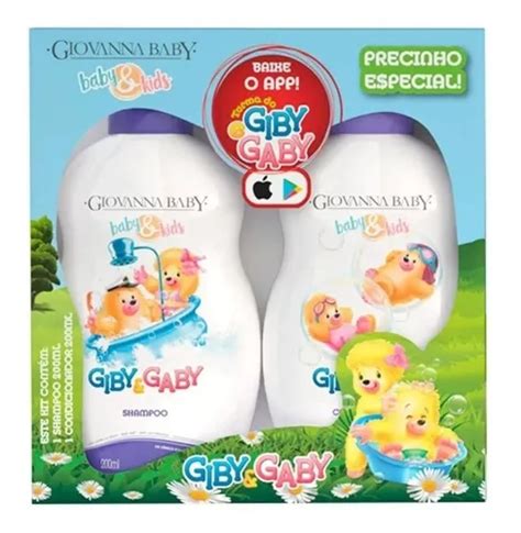 Kit Shampoo E Condicionador Giby Gaby Giovanna Baby Ml Mercadolivre