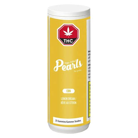 Pearls By Grön Cbn Lemon Dream 25 Pack