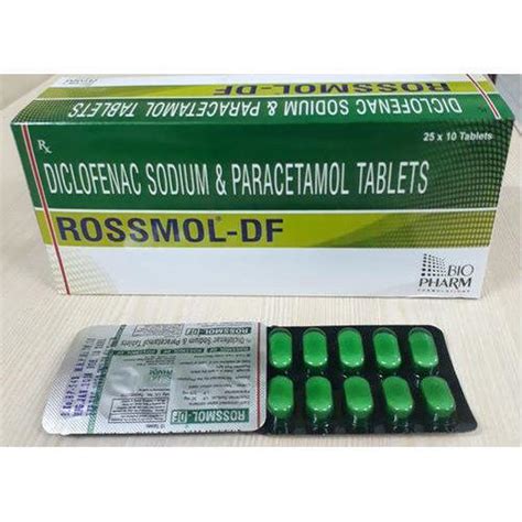 Paracetamol And Diclofenac Sodium Tablets General Medicines At Best