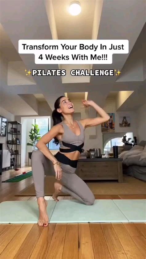 Transform Your Body In Just 4 Weeks With Me Pilates Challenge