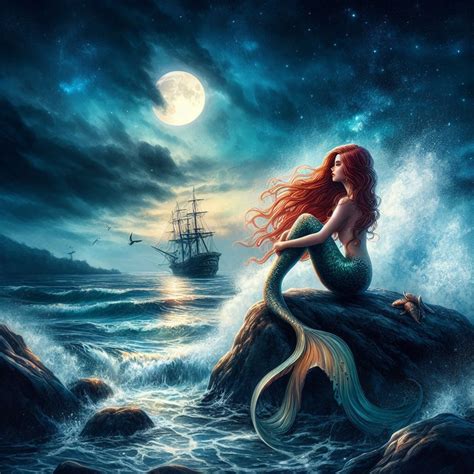 Pin By Anastasia Hay On Disney In 2024 Mermaid Painting Mermaid