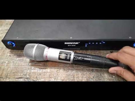 Cara Seting Ulang Mic Wireless Shure Sh 850 YouTube