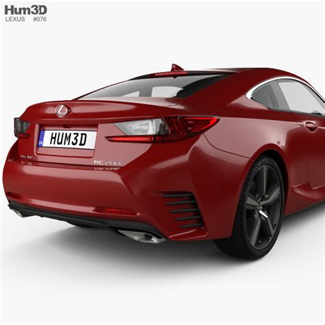 Lexus RC 200t 2019 3D模型 车辆 on 3DModels