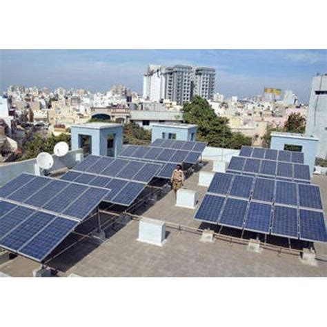 Mounting Structure Grid Tie Subsidy Solar Rooftop System For Residential Capacity 1 10 Kw At