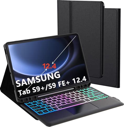 Funda Para Teclado Samsung Galaxy Tab S9 FE S9 De 12 4 Pulgadas