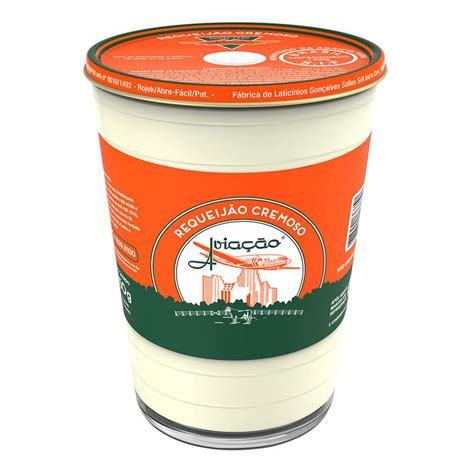 RequeijÃo Cremoso Tradicional AviaÇÃo 250 G Oba Hortifruti