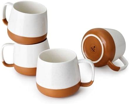 Amazon Teocera Ceramic Coffee Mug Set Of Oz Coffee Mugs With