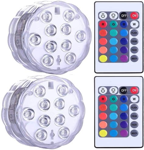 Lampes LED submersibles étanches pour jacuzzi spa bassin lumières