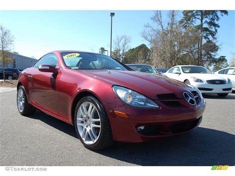 2007 Storm Red Metallic Mercedes Benz Slk 280 Roadster 26832377