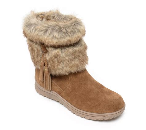 Minnetonka Women S Water Resist Winter Boots Everett Qvc