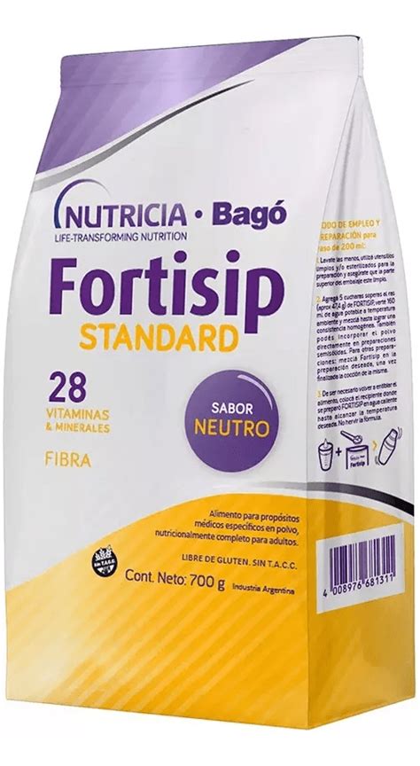 Fortisip Standard Nutricia Bago Sabor Neutro Pouch 700 G Nutricia