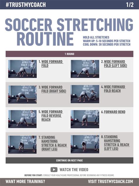 Soccer Stretching Routine En Pdf Sports