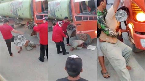 Ajudan Bupati Kutai Barat Aniaya Sopir Truk Hingga Viral Di Medsos