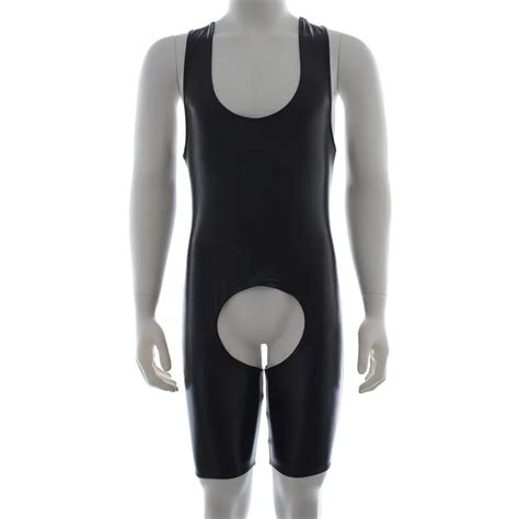 Male Zentai Fetish Body Bondage Costume Men Sexy Jumpsuit Nightclub Dress Nightwear Gay Adult