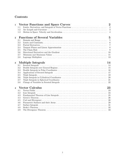 Pdf Contents Vector Functions And Space Curves Department Of